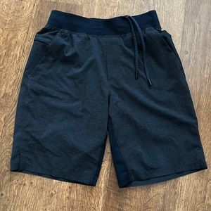 Lululemon Men’s Heathered Navy Blue Shorts Size EXTRA SMALL